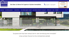 Desktop Screenshot of nilkens-immo.de